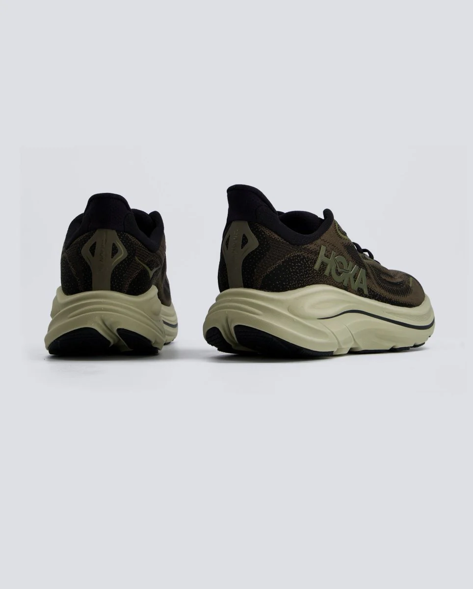 Hoka Clifton 10 Verde y Negro Hombre - Image 4
