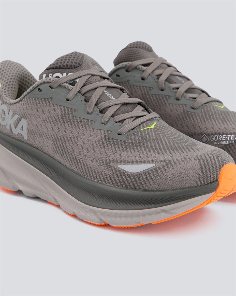 Hoka Clifton 9 Gore-Tex Gris Hombre - Image 2