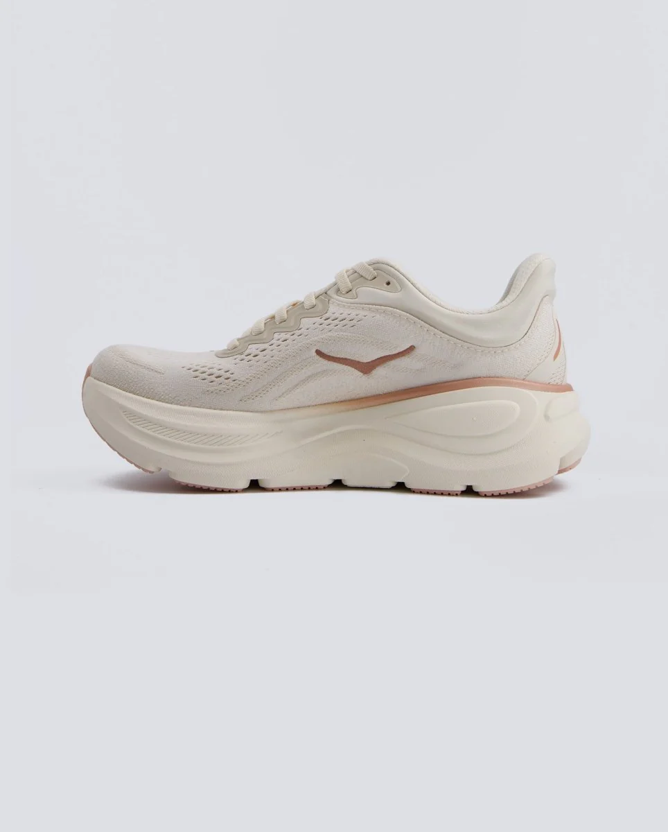 Hoka W Bondi 9 Beige Mujer - Image 4