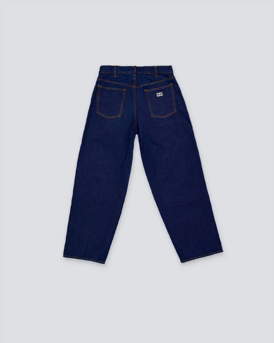 Jeans Obey Bigwig Baggy Denim Rinse Hombre - Image 2