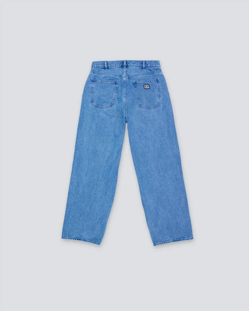 Jeans Obey Bigwig Baggy Denim Light Hombre - Image 2