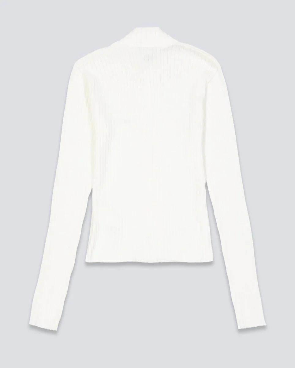 Jersey Con Cremallera Dickies Wellsville Blanco Mujer - Image 3