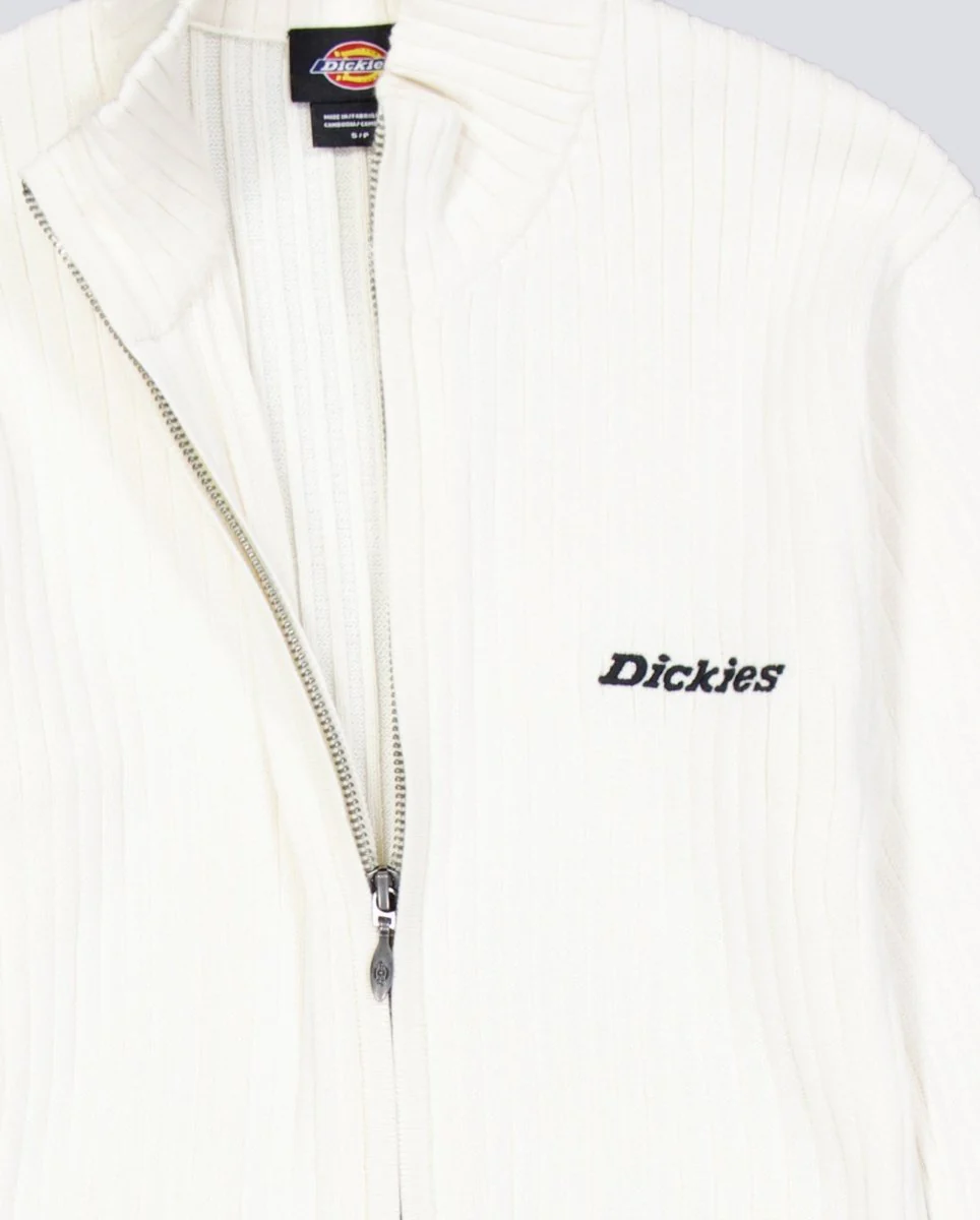 Jersey Con Cremallera Dickies Wellsville Blanco Mujer - Image 4