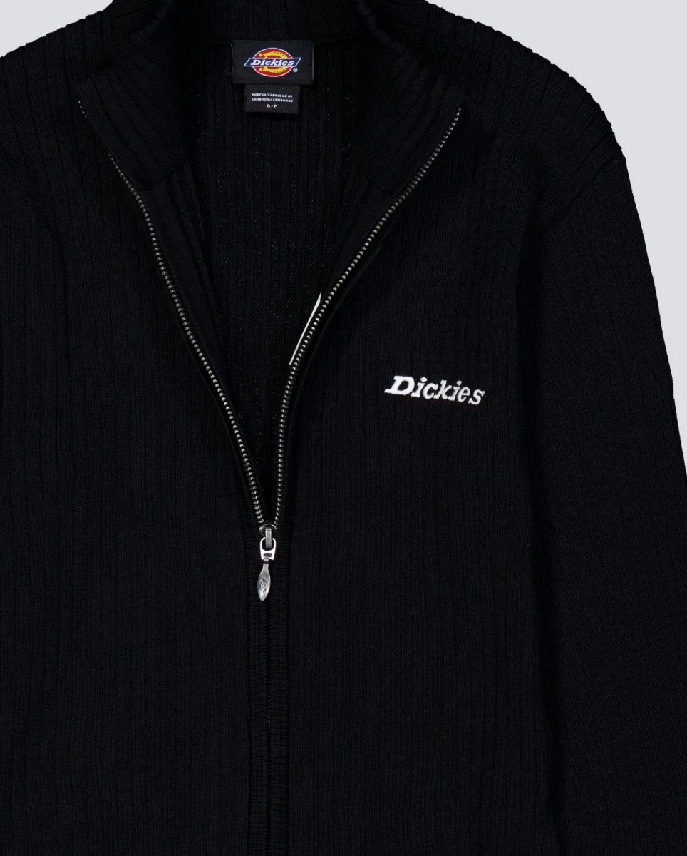 Jersey Con Cremallera Dickies Wellsville Negro Mujer - Image 6