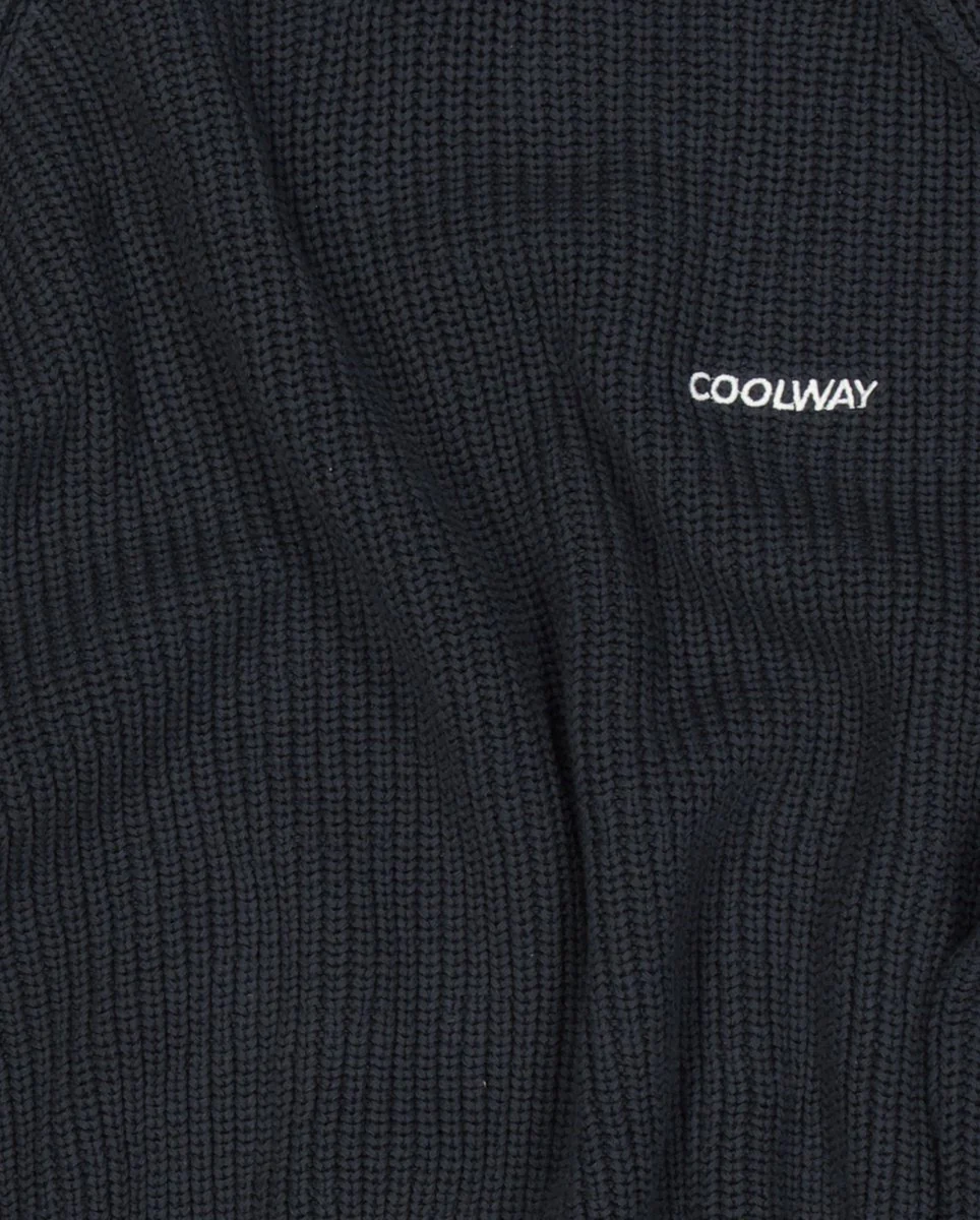 Jersey Coolway Black Knit Negro Unisex - Image 3
