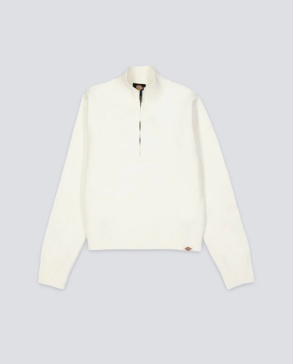 Jersey Dickies Ruston Cremallera Beige Mujer