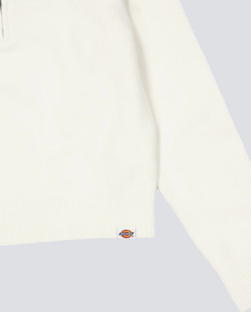 Jersey Dickies Ruston Cremallera Beige Mujer - Image 6