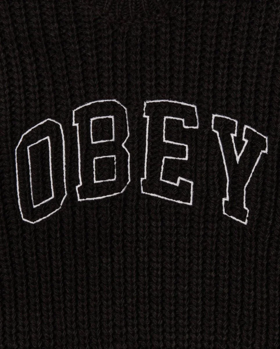 Jersey Obey Collegiate Negro Hombre - Image 2