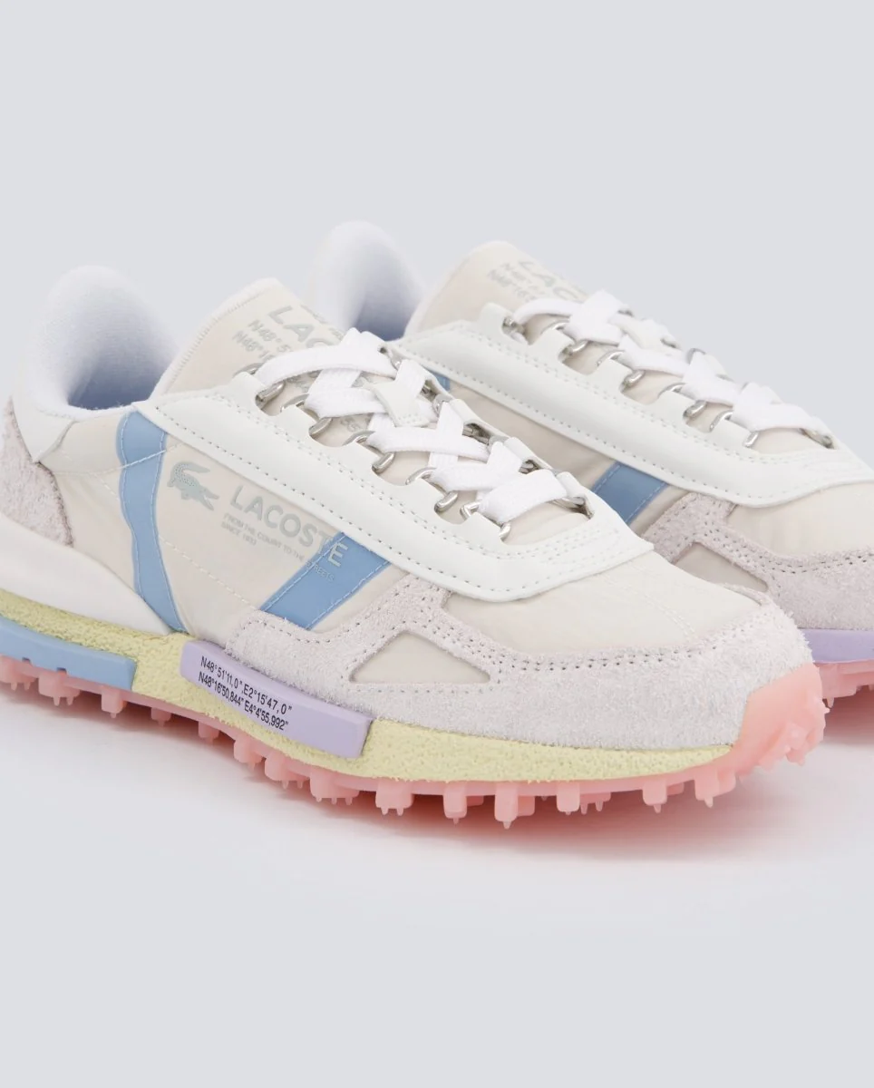 Lacoste Elite Active Blanco Y Azul Mujer - Image 2