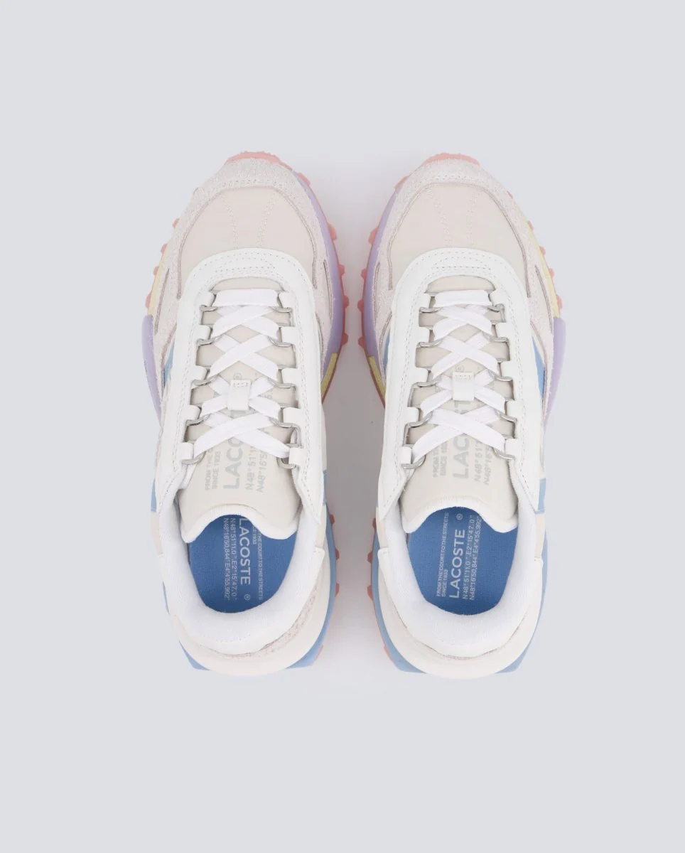 Lacoste Elite Active Blanco Y Azul Mujer - Image 3
