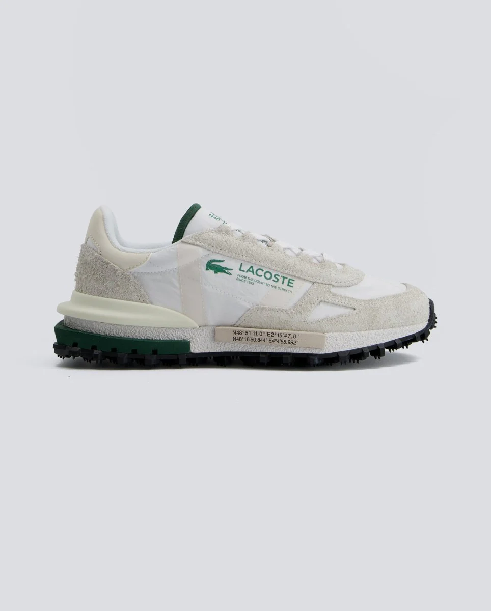 Lacoste Elite Active Blanco y Verde Hombre