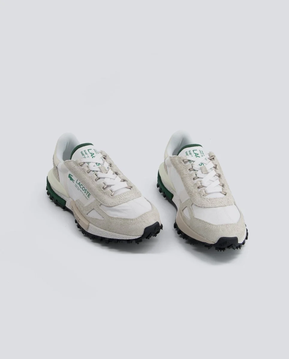 Lacoste Elite Active Blanco y Verde Hombre - Image 3