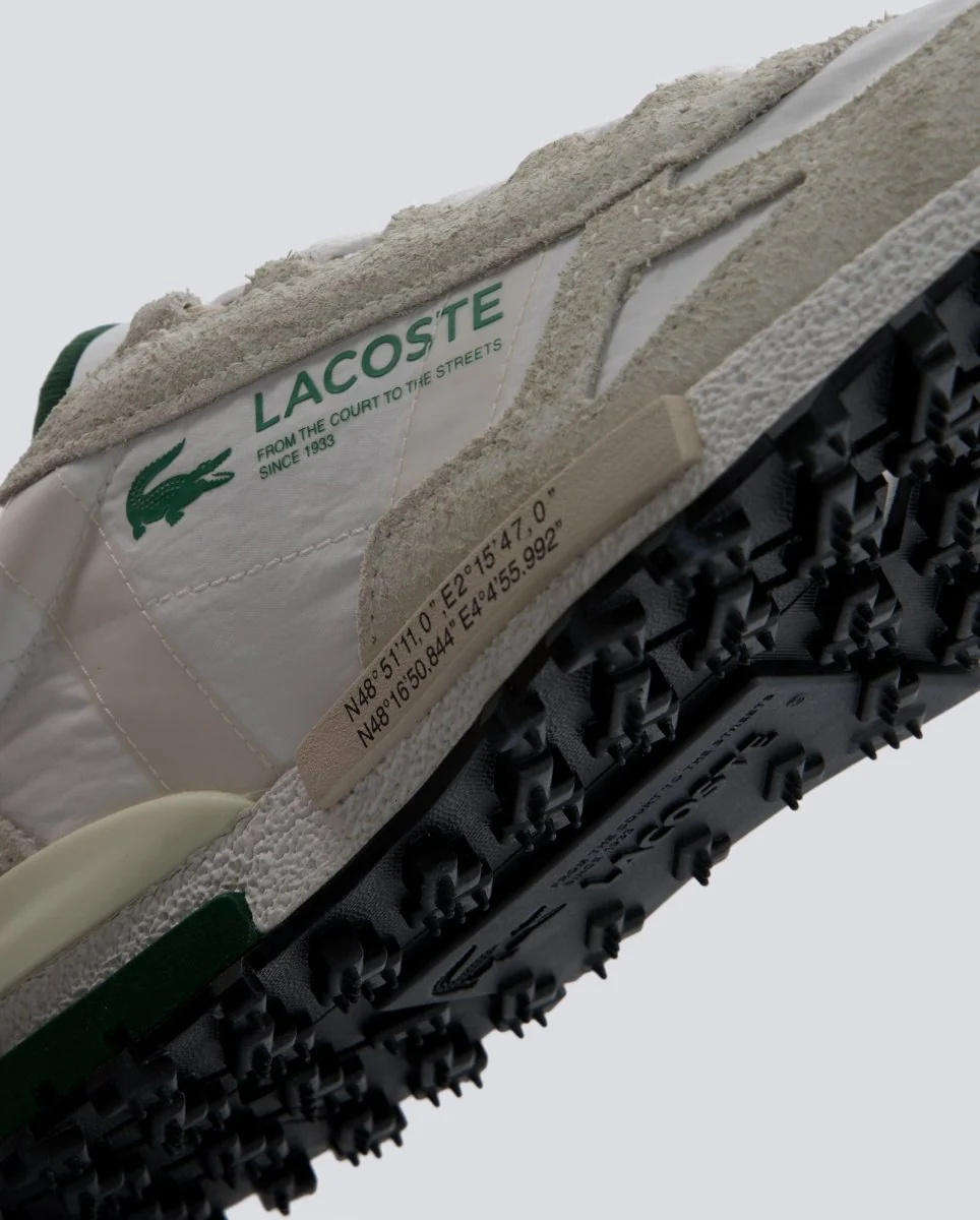 Lacoste Elite Active Blanco y Verde Hombre - Image 4