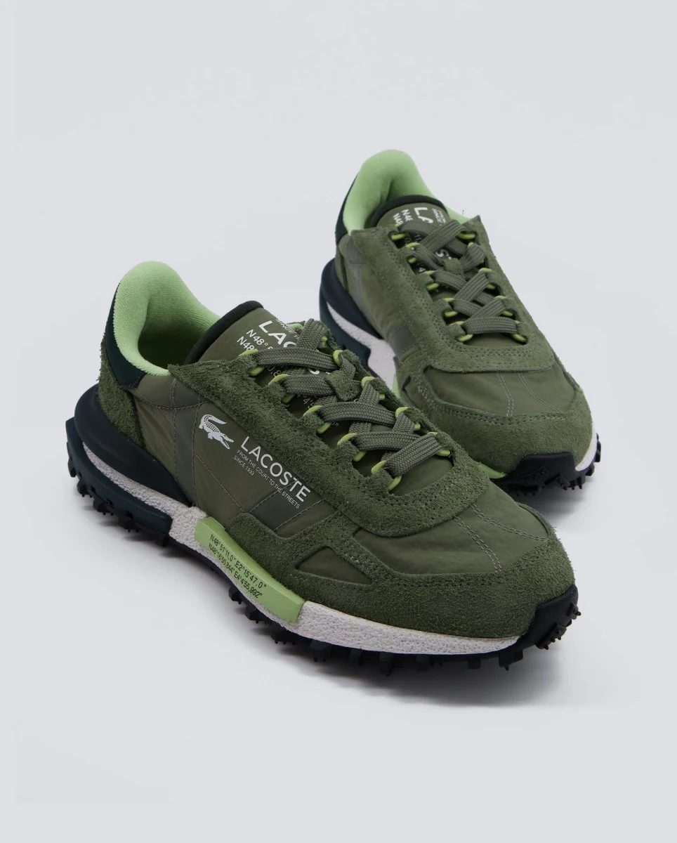 Lacoste Elite Active Verde Y Blanco Hombre - Image 6