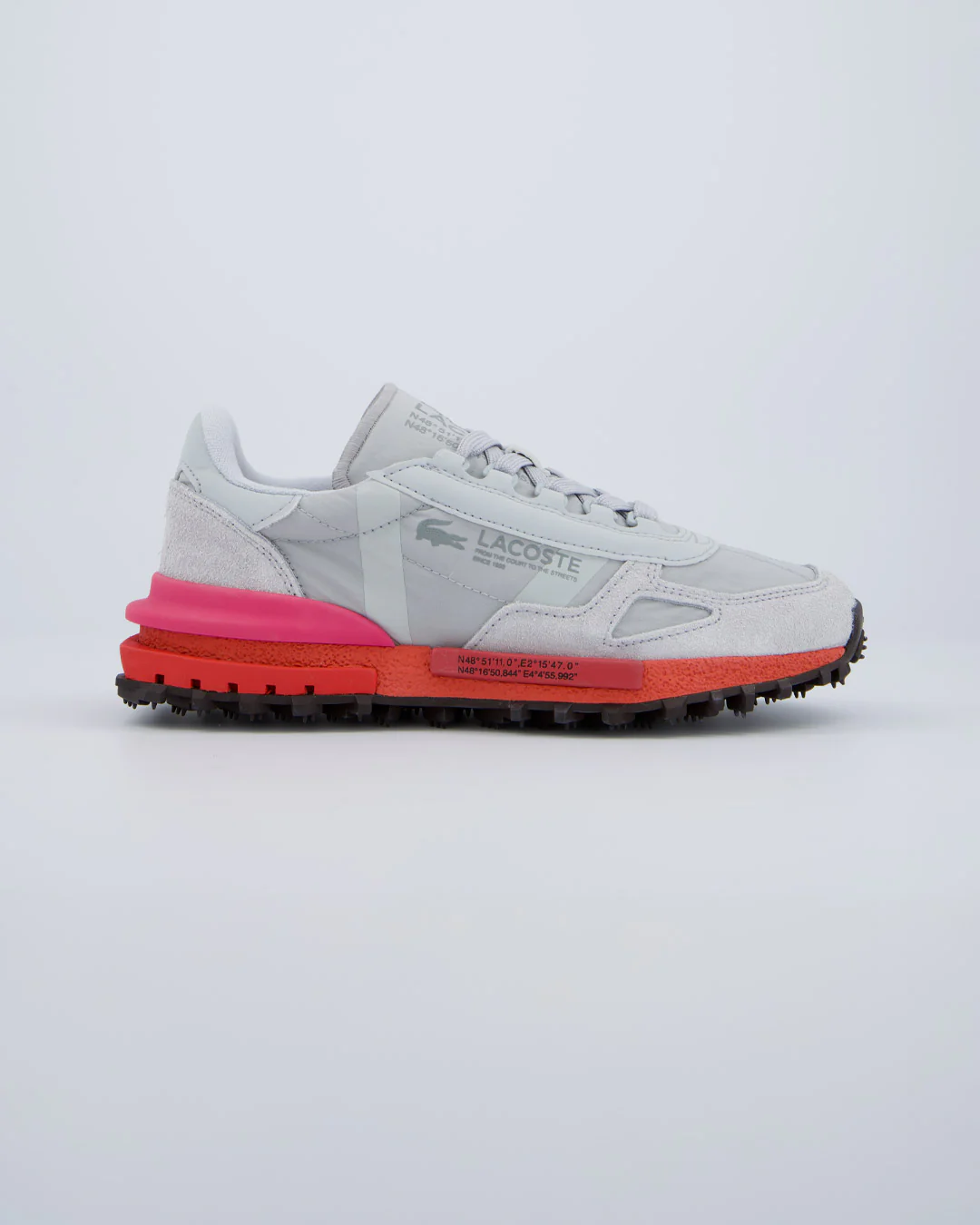Lacoste Elite Blanco y rosa Mujer
