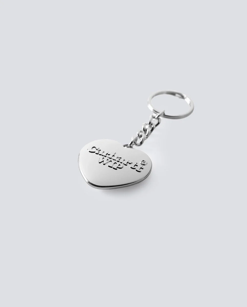 Llavero Carhartt WIP Heart Plateado Unisex - Image 4