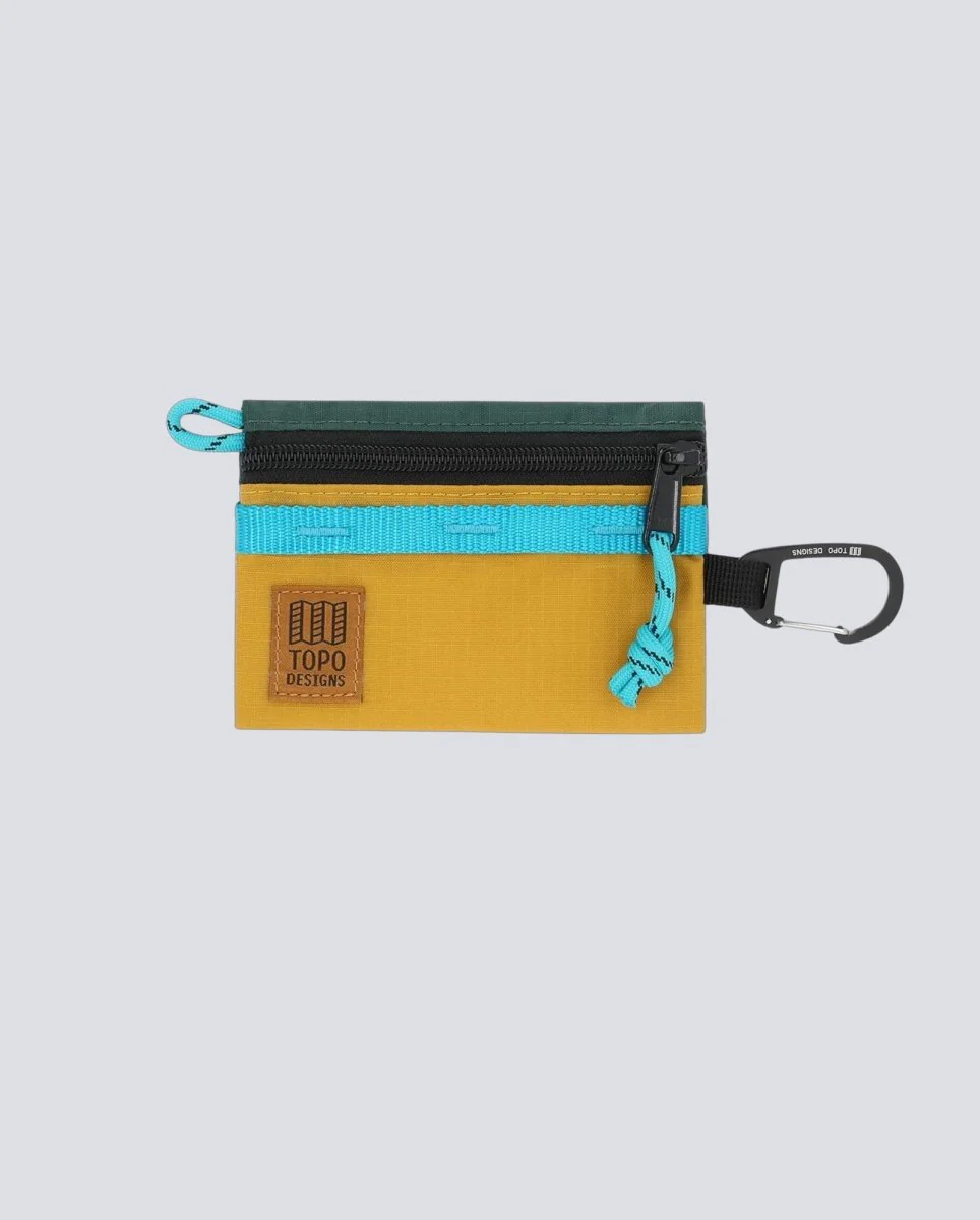 Monedero Topo Designs Micro Mountain Amarillo Unisex