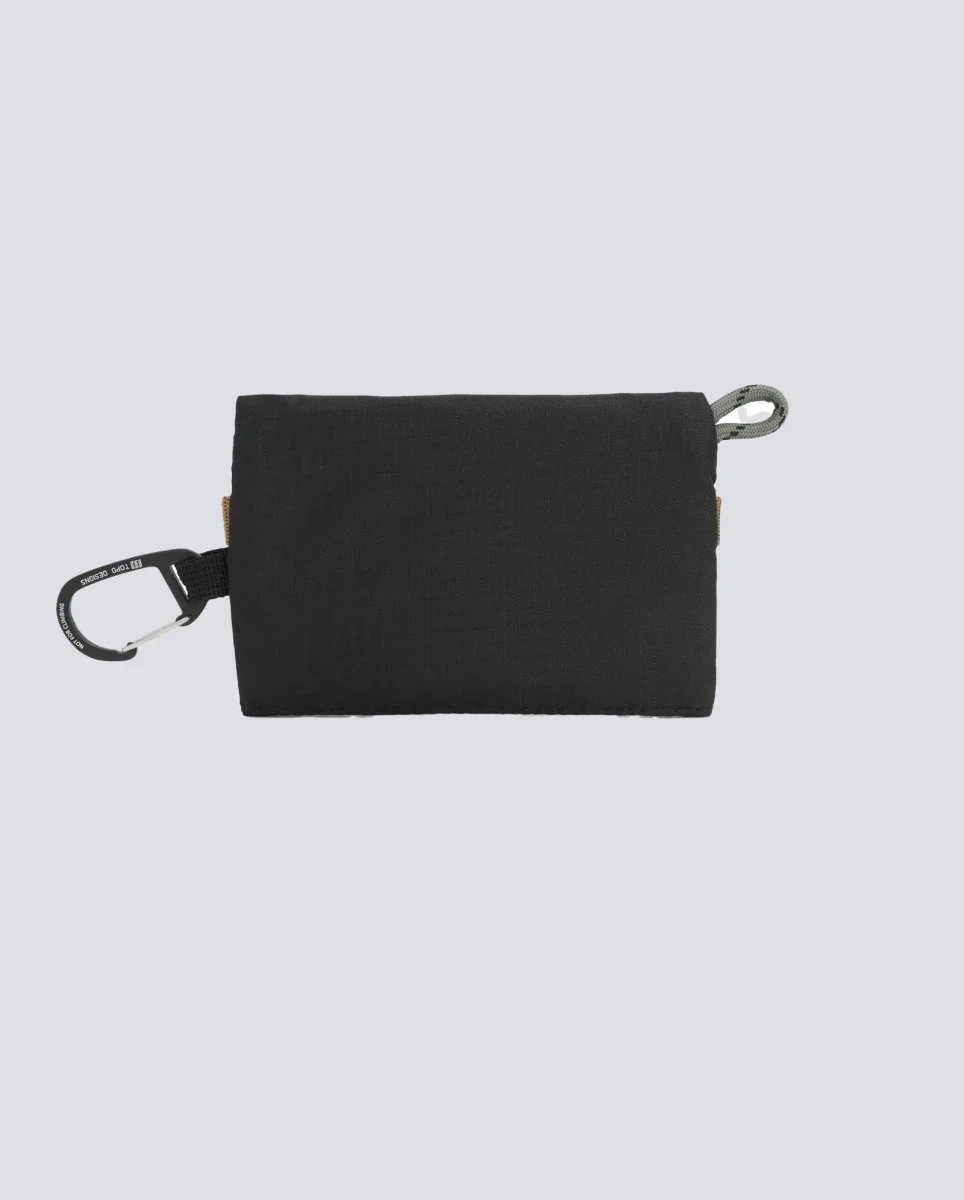 Monedero Topo Designs Micro Mountain Negro Y Marrón Unisex - Image 2