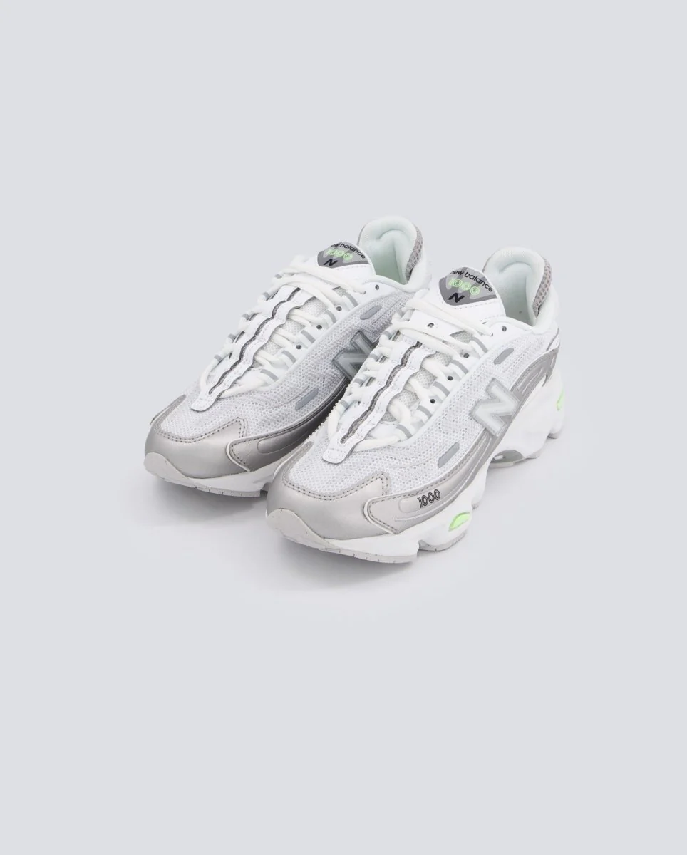 New Balance 1000 Mint Flash Blanco Y Plateado Hombre - Image 5