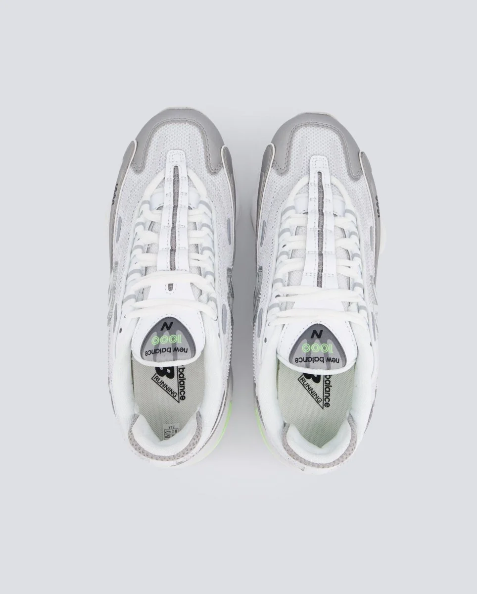 New Balance 1000 Mint Flash Blanco Y Plateado Mujer - Image 3