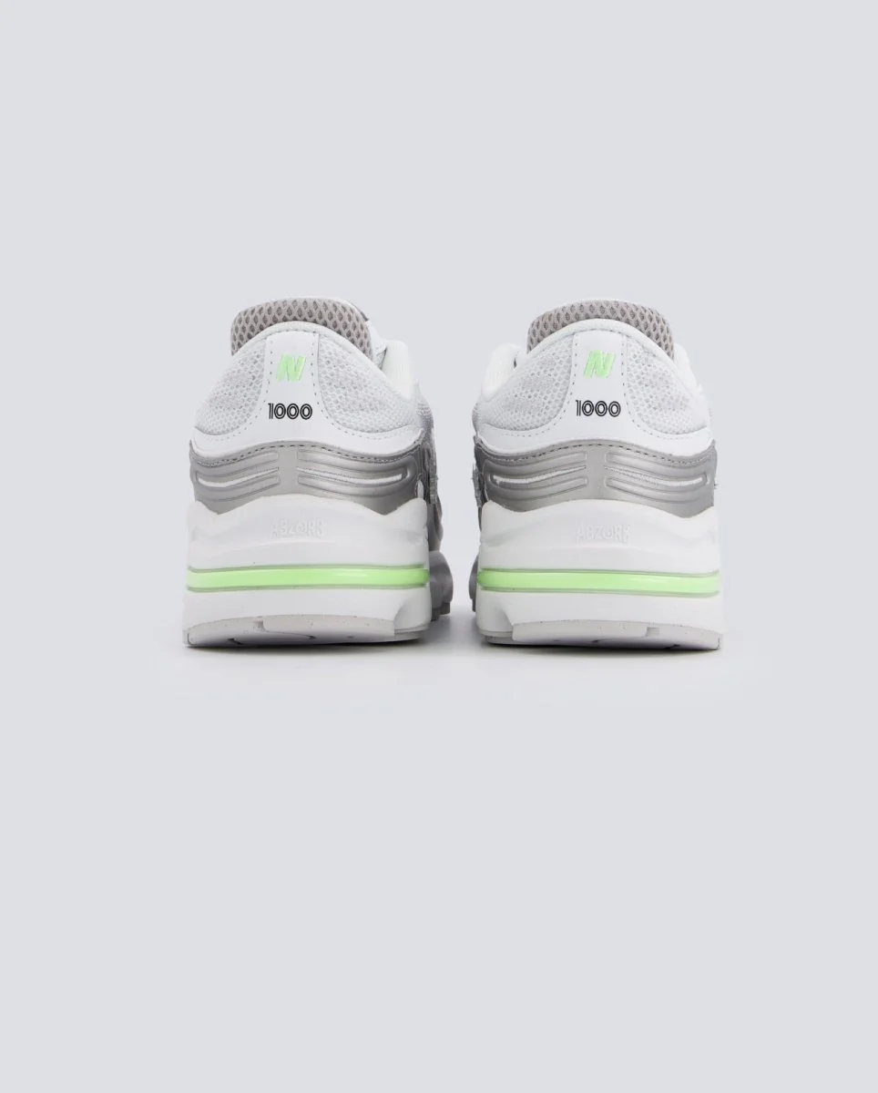 New Balance 1000 Mint Flash Blanco Y Plateado Mujer - Image 6