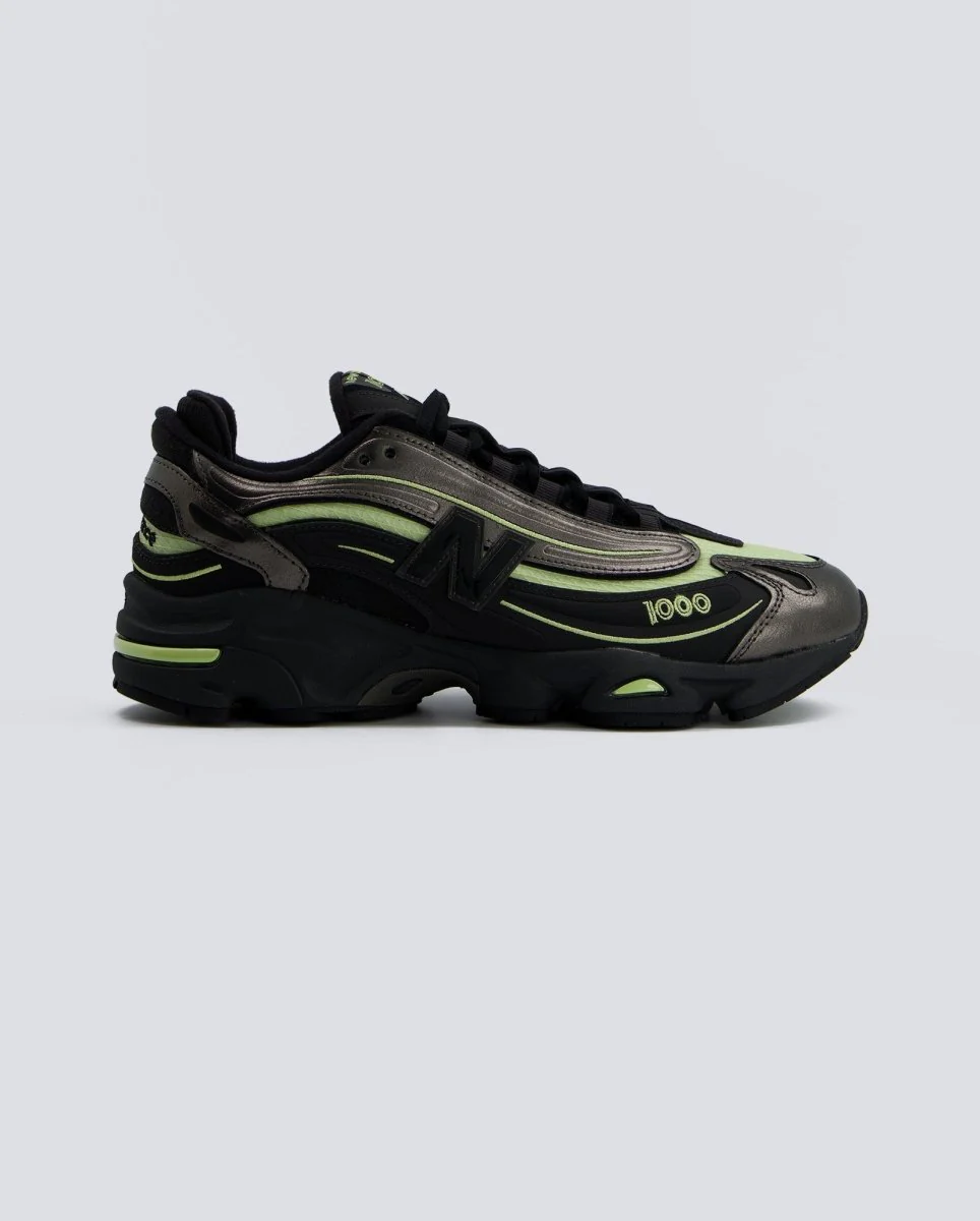 New Balance 10008 Negro y Verde Hombre