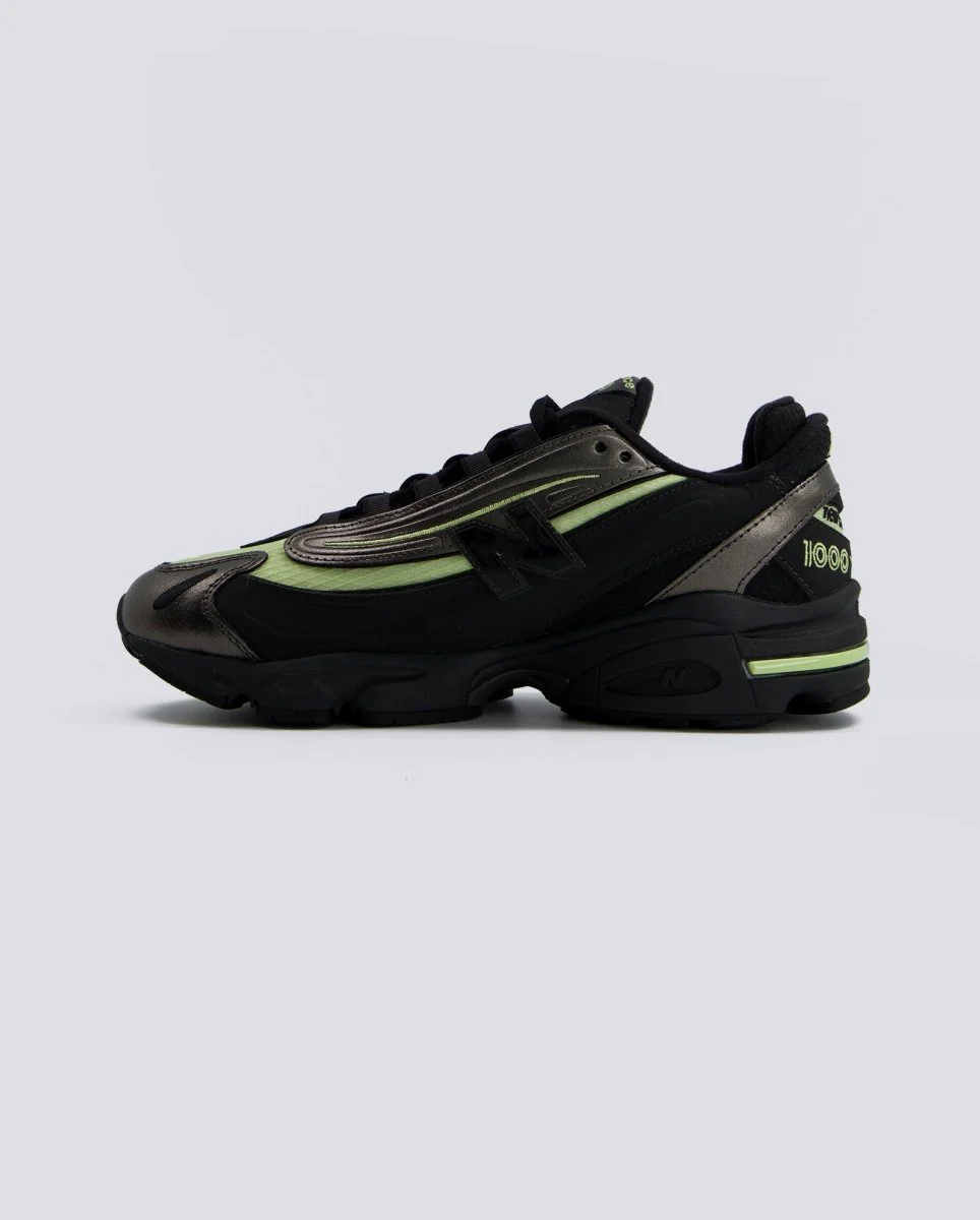 New Balance 10008 Negro y Verde Hombre - Image 5