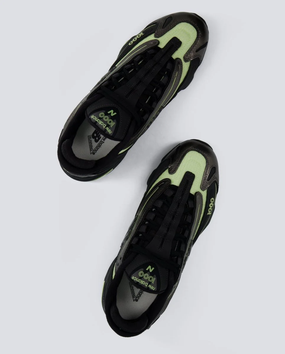 New Balance 10008 Negro y Verde Hombre - Image 6