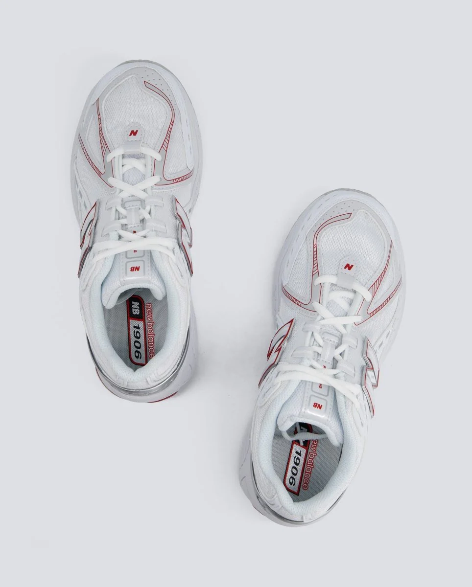 New Balance 1906 Lace Blanco y Rojo Mujer - Image 3