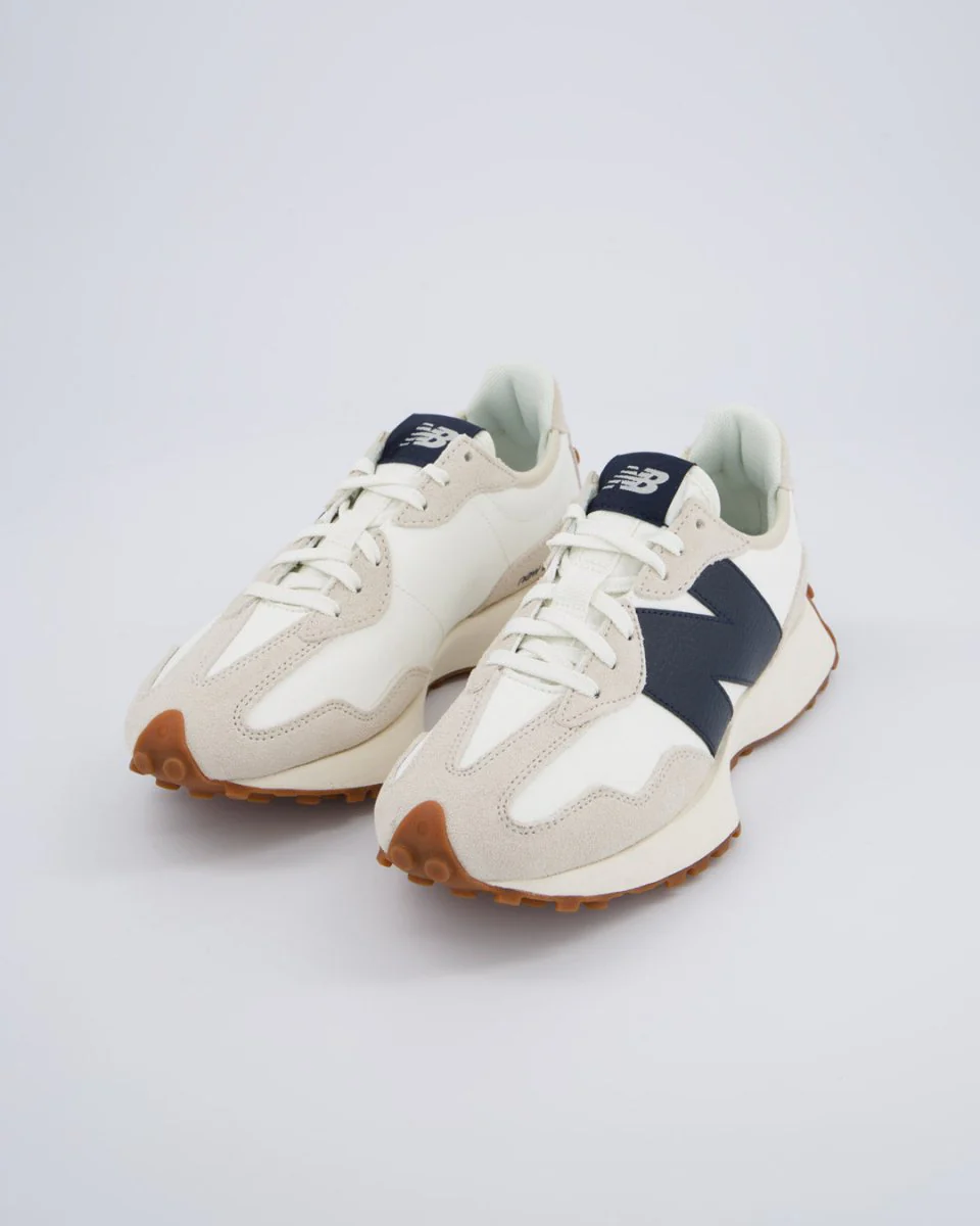New Balance 327 Gris Y Azul Marino Mujer - Image 6