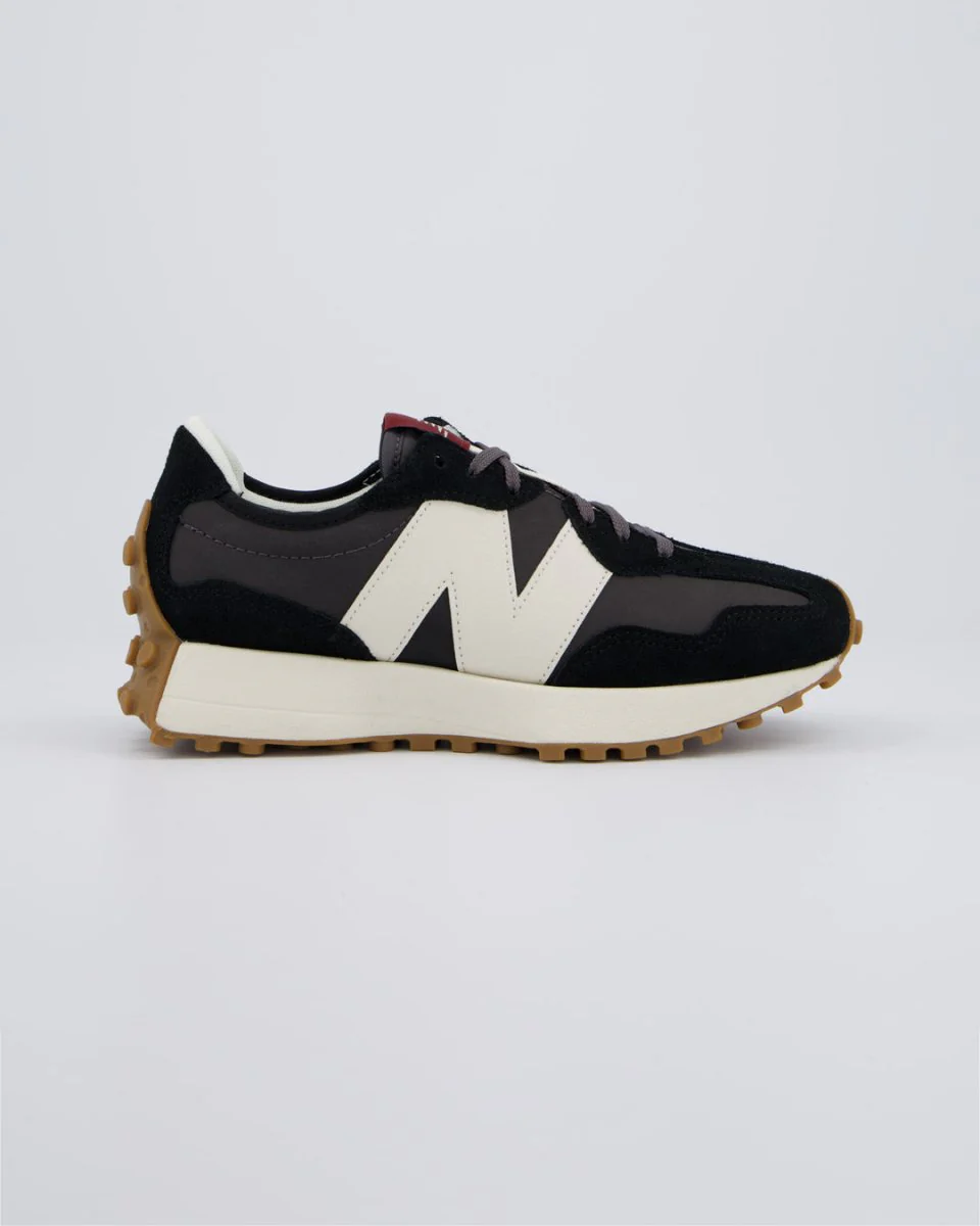 New Balance 327 Negro Y Gris Mujer
