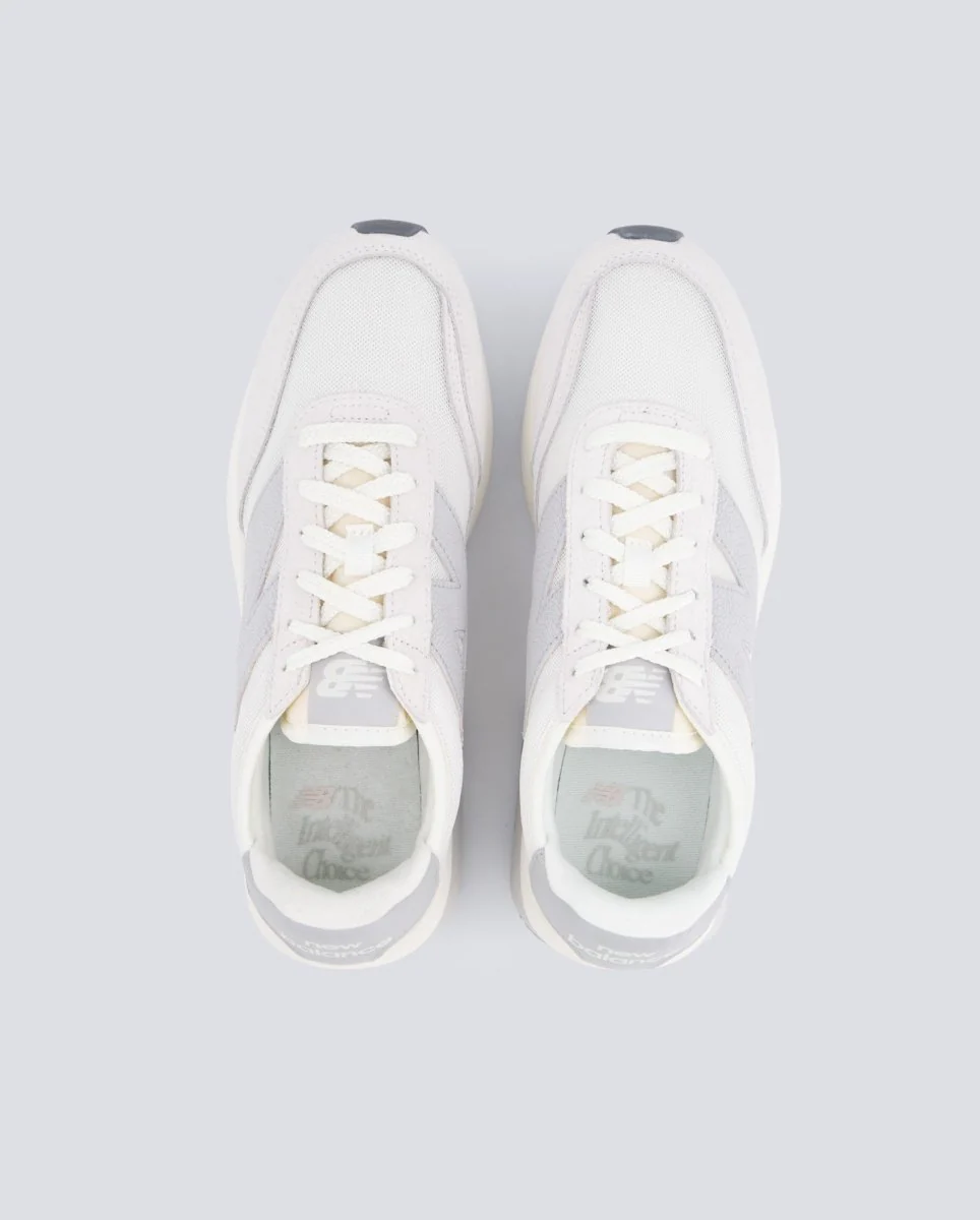 New Balance 370 Blanco Y Gris Mujer - Image 3