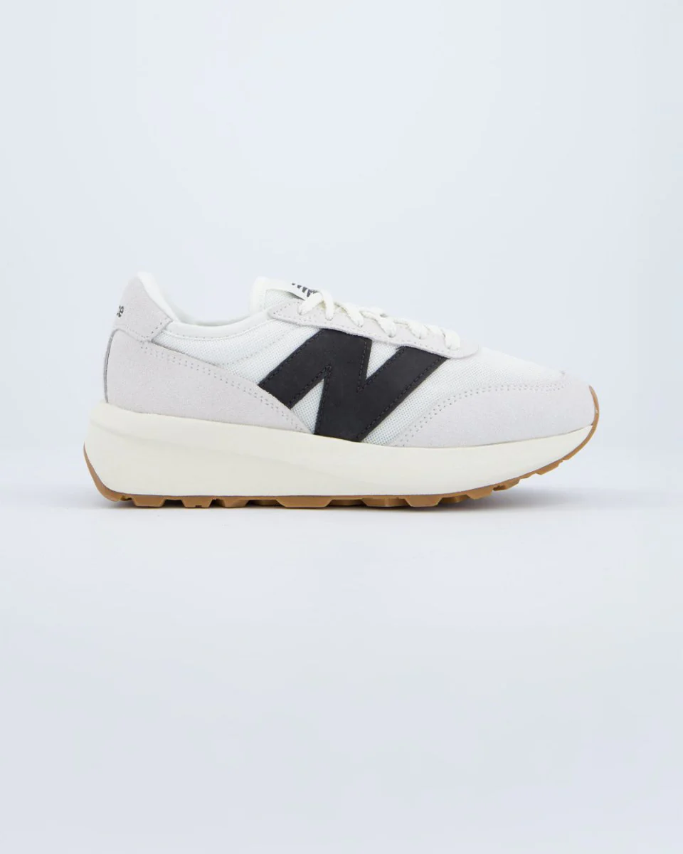 New Balance 370 Blanco Y Negro Mujer