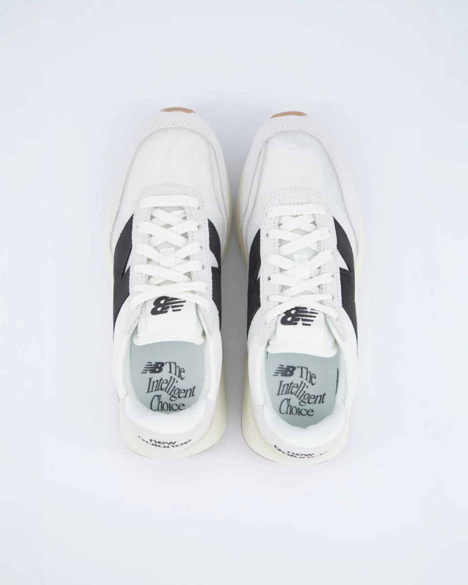 New Balance 370 Blanco Y Negro Mujer - Image 4