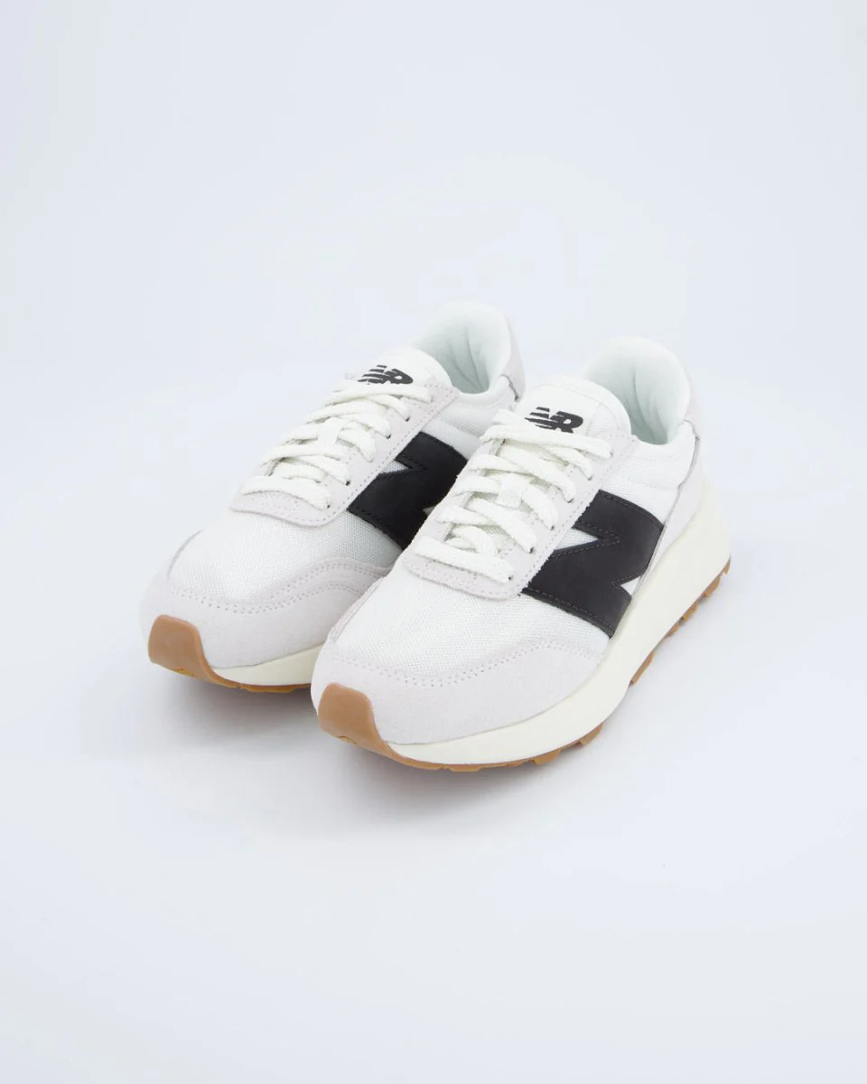 New Balance 370 Blanco Y Negro Mujer - Image 6