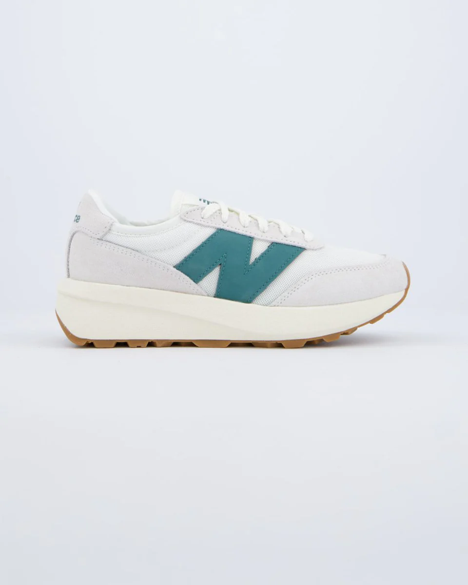 New Balance 370 Blanco Y Verde Hombre