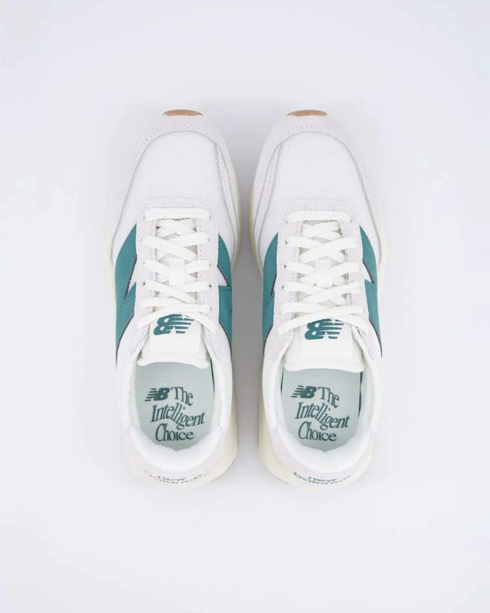 New Balance 370 Blanco Y Verde Hombre - Image 4