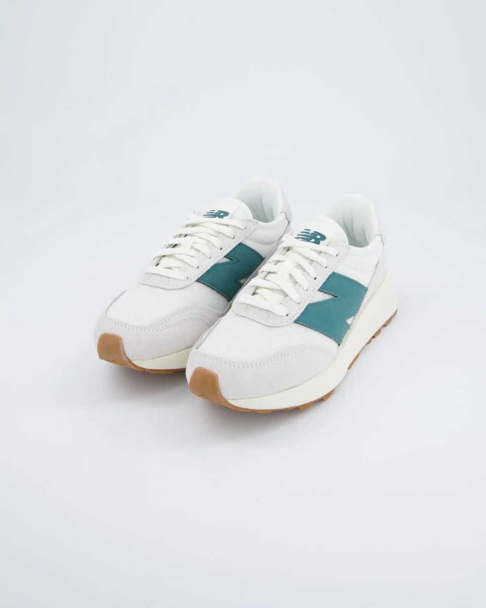 New Balance 370 Blanco Y Verde Hombre - Image 6