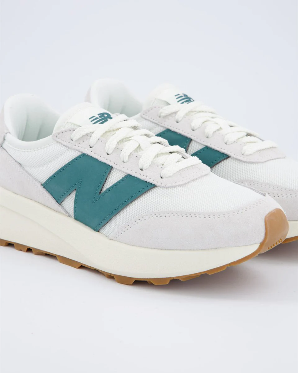 New Balance 370 Blanco Y Verde Mujer - Image 2