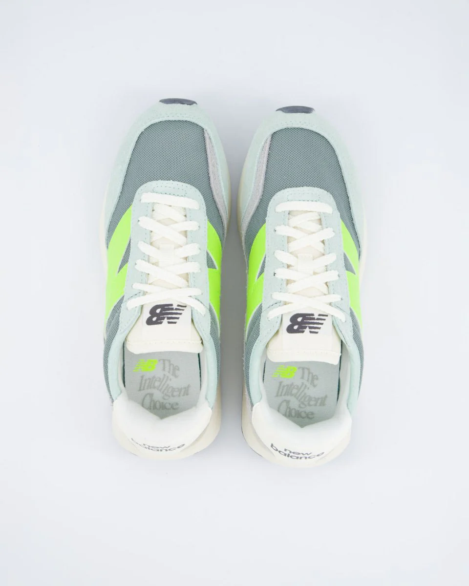 New Balance 370 Gris Y Amarillo Mujer - Image 4