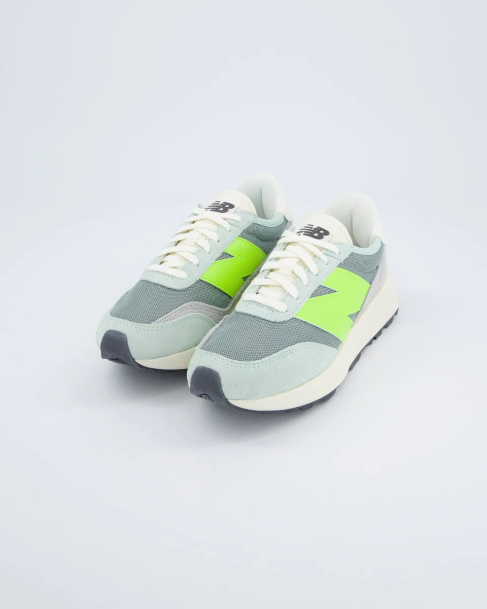 New Balance 370 Gris Y Amarillo Mujer - Image 6