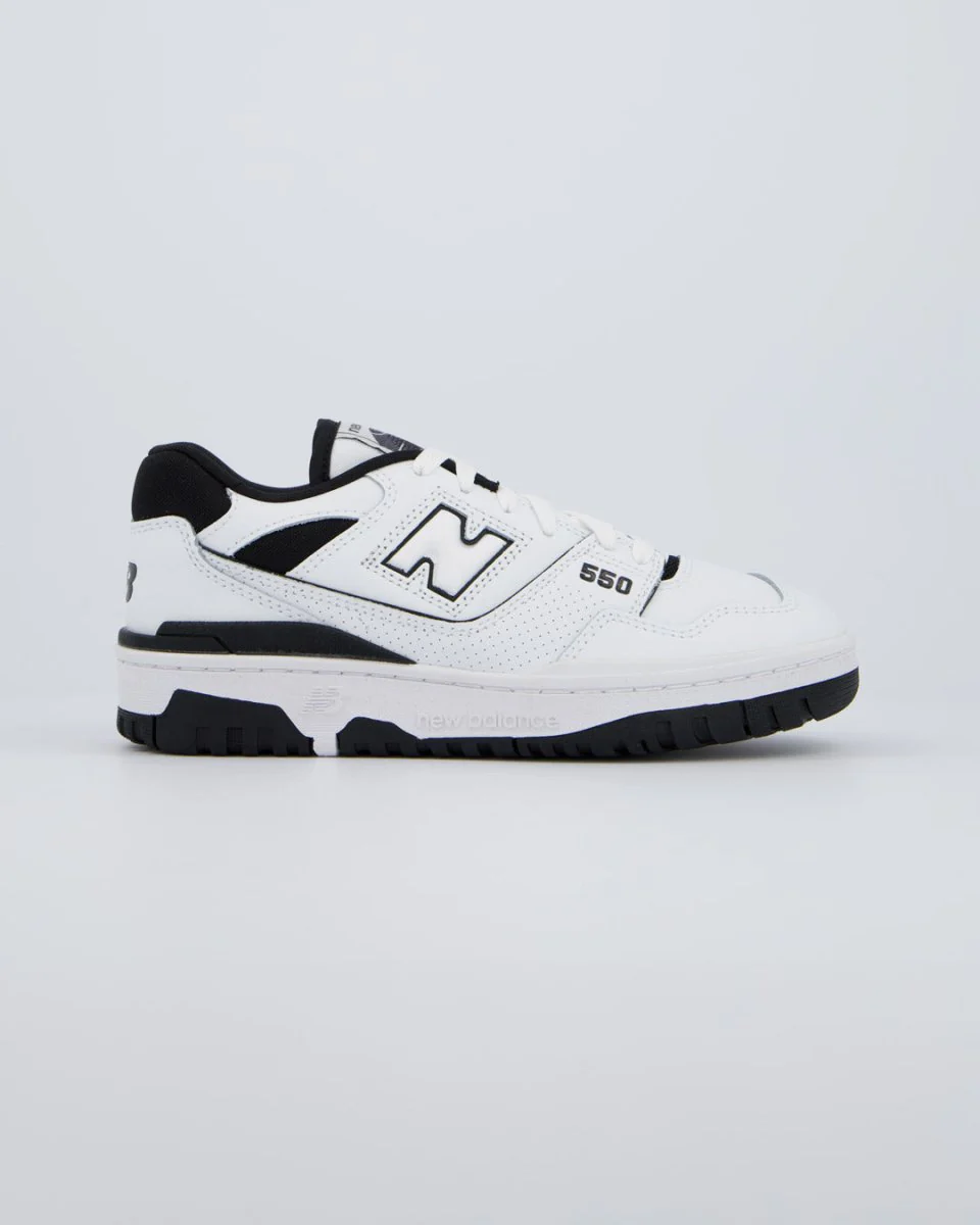 New Balance 550 Negro Y Blanco Hombre