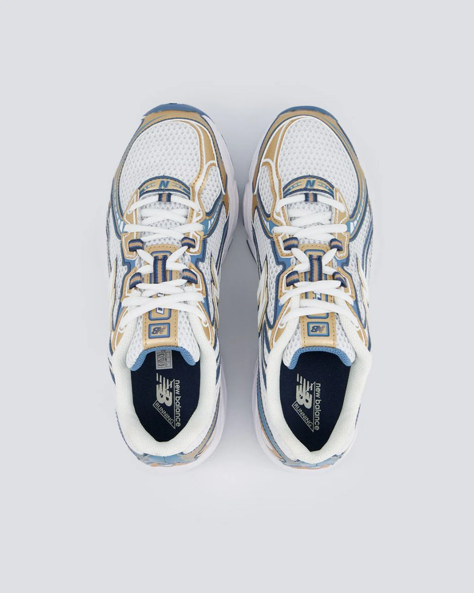 New Balance 740 Azul y Dorado Mujer - Image 3