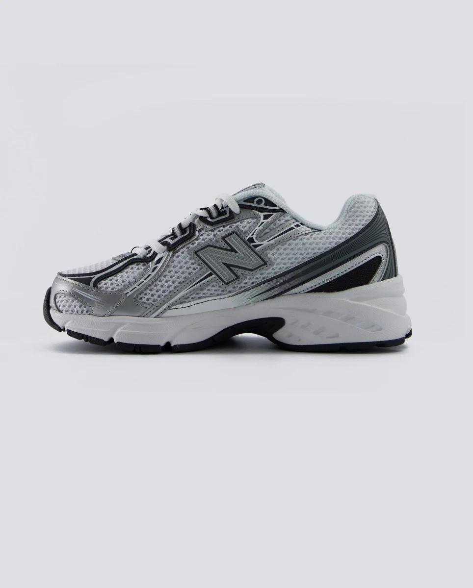 New Balance 740 Blanca y Gris Mujer - Image 2