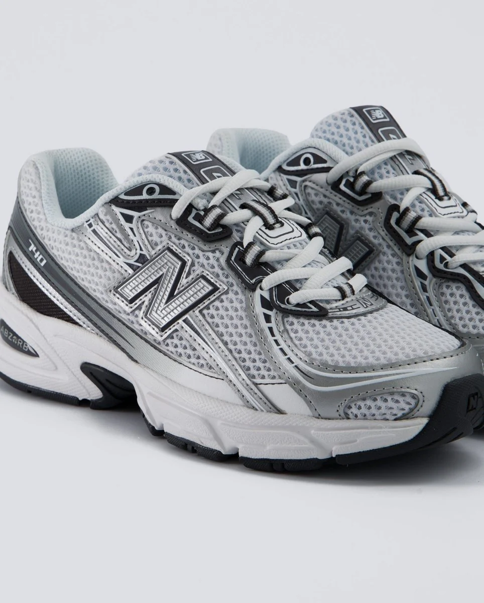 New Balance 740 Blanca y Gris Mujer - Image 3