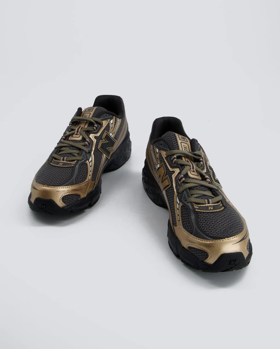 New Balance 740 Gris y Dorado Hombre - Image 2