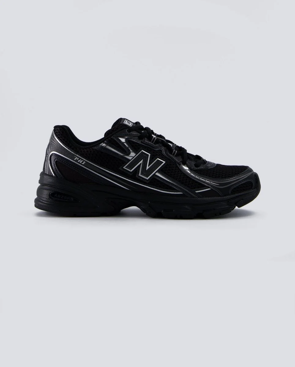 New Balance 740 Negro Y Plateado Hombre
