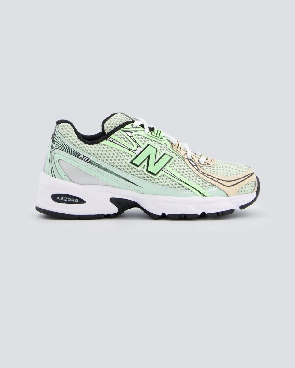 New Balance 740 Verde Y Naranja Mujer