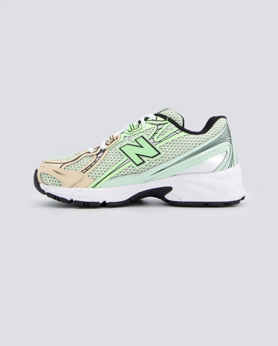 New Balance 740 Verde Y Naranja Mujer - Image 3