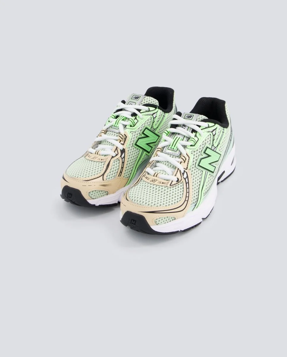 New Balance 740 Verde Y Naranja Mujer - Image 4